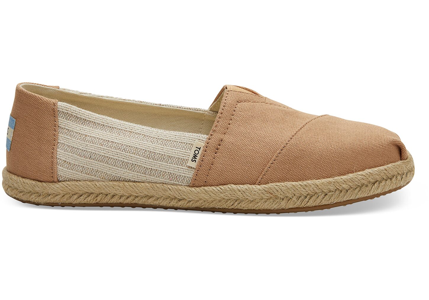 Toms Ivy League Stripes - Womens Alpargata Espadrilles - Orange - NZ - 095731INO